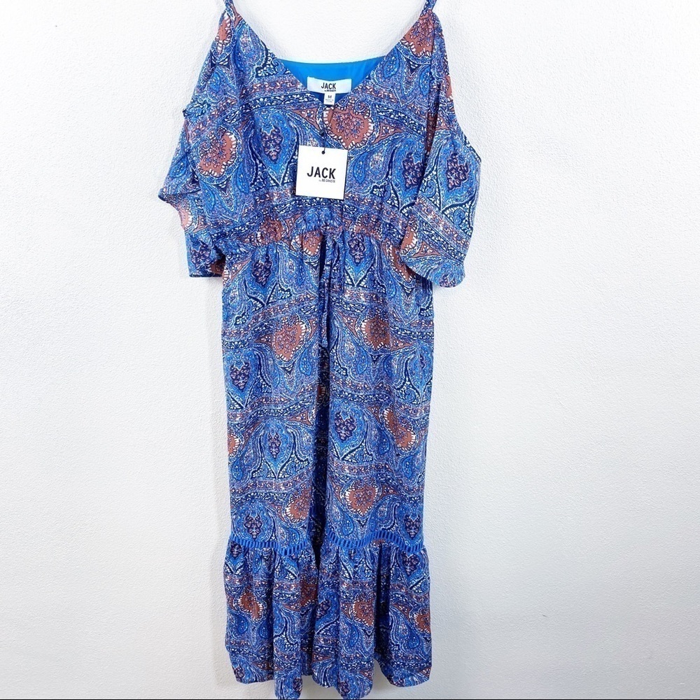 Revolve Jack BB Dakota Paisley Midi Dress